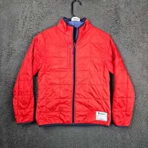 Cotopaxi Kid's Reversible Puffer Jacket Red Blue Orange Size L‎